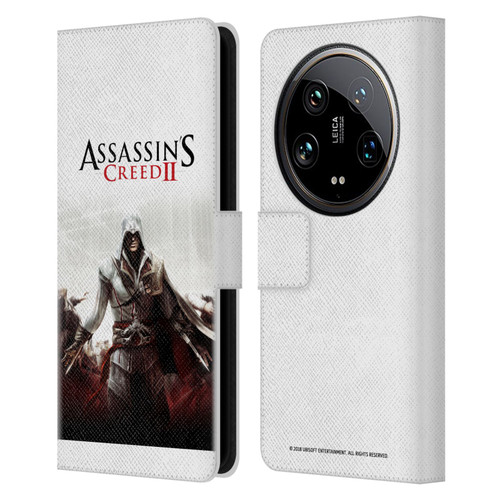 Assassin's Creed II Key Art Ezio 2 Leather Book Wallet Case Cover For Xiaomi 14 Ultra