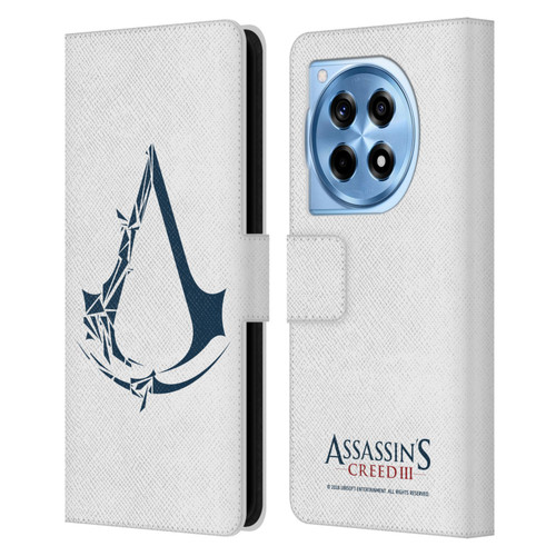 Assassin's Creed III Logos Geometric Leather Book Wallet Case Cover For OnePlus 12R