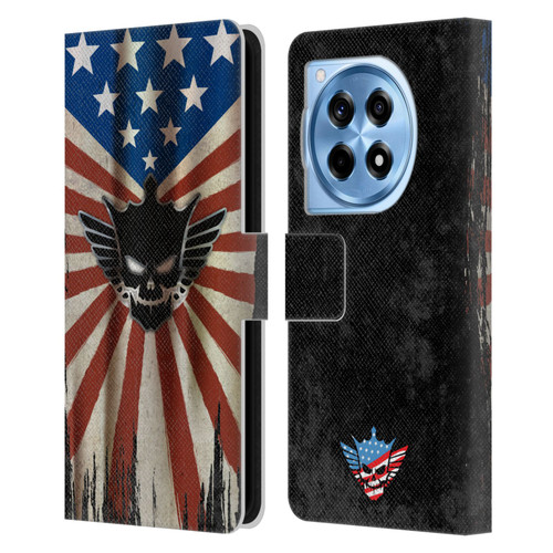 WWE Cody Rhodes Distressed Flag Leather Book Wallet Case Cover For OnePlus 12R