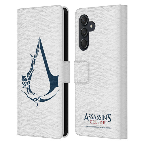 Assassin's Creed III Logos Geometric Leather Book Wallet Case Cover For Samsung Galaxy M55 5G