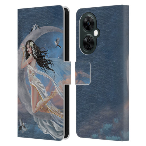 Nene Thomas Art Moon Lullaby Leather Book Wallet Case Cover For OnePlus Nord CE 3 Lite 5G