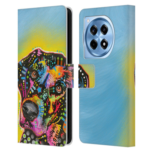 Dean Russo Dogs Labrador Leather Book Wallet Case Cover For OnePlus 12R