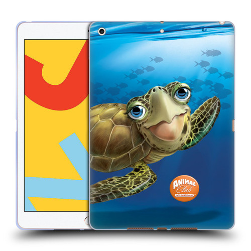 Animal Club International Underwater Sea Turtle Soft Gel Case for Apple iPad 10.2 2019/2020/2021