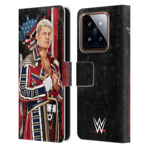WWE Cody Rhodes Superstar Flag Leather Book Wallet Case Cover For Xiaomi 14