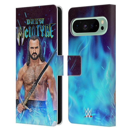 WWE Drew McIntyre Scottish Warrior Leather Book Wallet Case Cover For Google Pixel 9 Pro XL