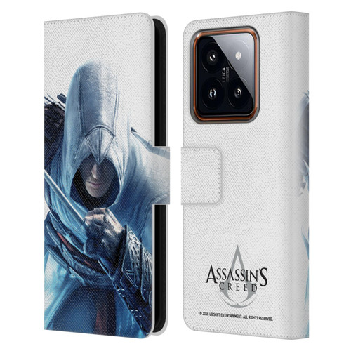 Assassin's Creed Key Art Altaïr Hidden Blade Leather Book Wallet Case Cover For Xiaomi 14