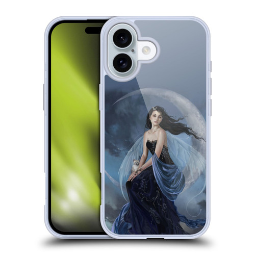 Nene Thomas Crescents Moon Indigo Fairy Soft Gel Case for Apple iPhone 16