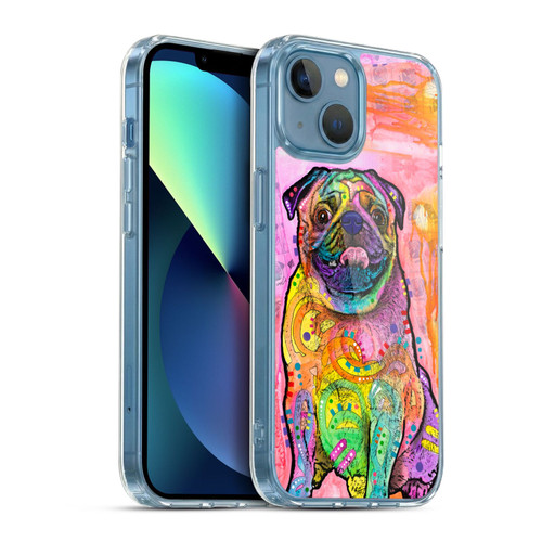 Dean Russo Dogs 3 Pug Soft Gel Case for Apple iPhone 13 Mini
