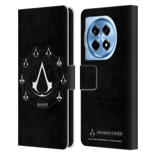 Assassin's Creed Legacy Logo Crests Leather Book Wallet Case Cover For OnePlus 12R