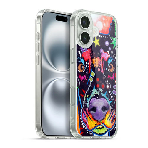 Dean Russo Dogs 3 Doberman Soft Gel Case for Apple iPhone 16 Plus