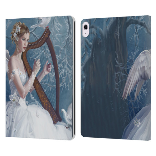 Nene Thomas Deep Forest Chorus Angel Harp And Dove Leather Book Wallet Case Cover For Apple iPad Air 13 2024