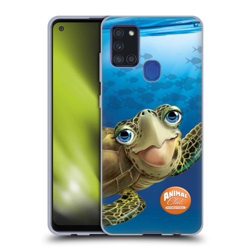 Animal Club International Underwater Sea Turtle Soft Gel Case for Samsung Galaxy A21s (2020)