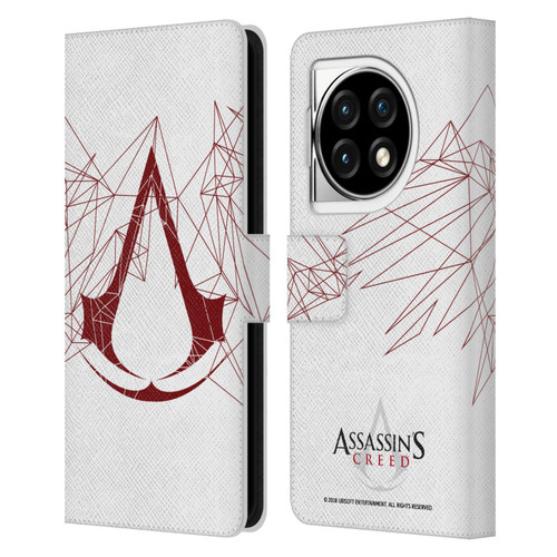 Assassin's Creed Logo Geometric Leather Book Wallet Case Cover For OPPO OnePlus Ace 3 5G