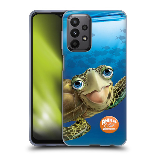Animal Club International Underwater Sea Turtle Soft Gel Case for Samsung Galaxy A23 / 5G (2022)
