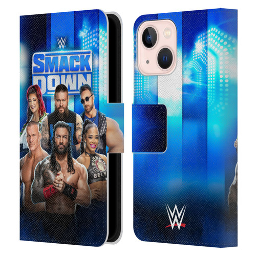 WWE Pay-Per-View Superstars 2024 Smackdown! Leather Book Wallet Case Cover For Apple iPhone 13 Mini