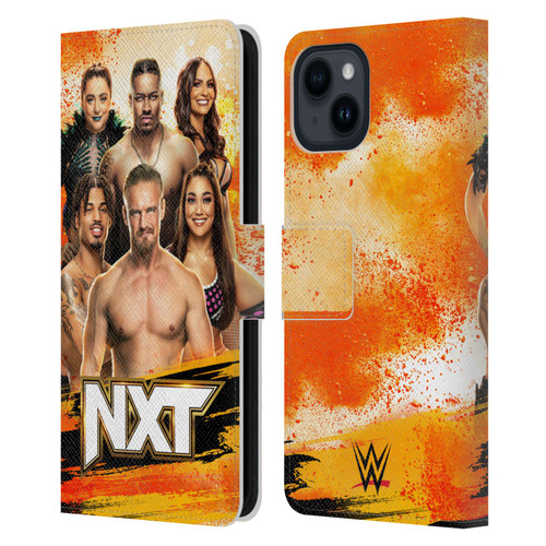 WWE Pay-Per-View Superstars 2024 NXT Leather Book Wallet Case Cover For Apple iPhone 15