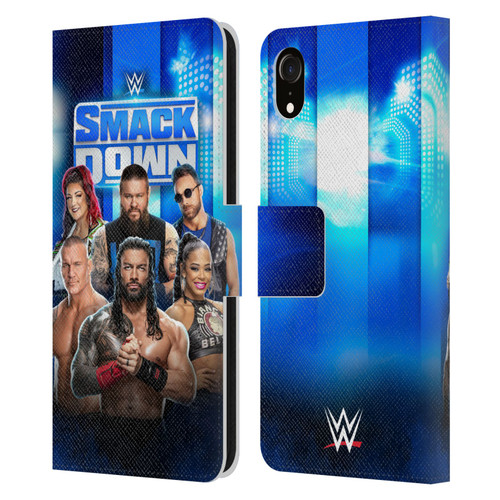 WWE Pay-Per-View Superstars 2024 Smackdown! Leather Book Wallet Case Cover For Apple iPhone XR