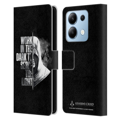 Assassin's Creed Legacy Typography Half Leather Book Wallet Case Cover For Xiaomi Redmi Note 13/13 Pro 5G