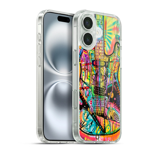 Dean Russo Pop Culture Guitar Soft Gel Case for Apple iPhone 16 Plus & MagSafe
