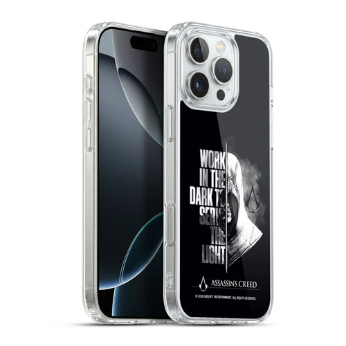 Assassin's Creed Legacy Typography Half Soft Gel Case for Apple iPhone 16 Pro Max & MagSafe