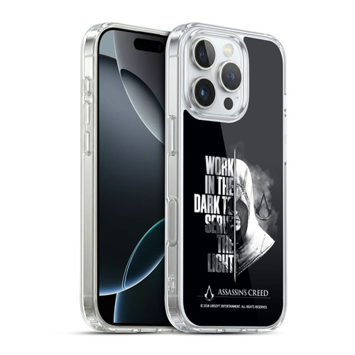 Assassin's Creed Legacy Typography Half Soft Gel Case for Apple iPhone 16 Pro & MagSafe