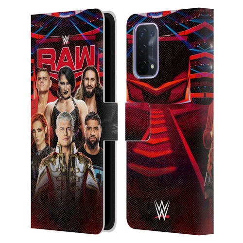 WWE Pay-Per-View Superstars 2024 Raw Leather Book Wallet Case Cover For OPPO A54 5G