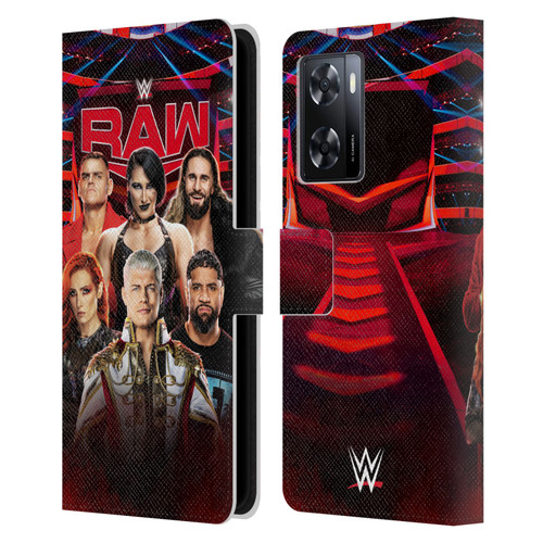WWE Pay-Per-View Superstars 2024 Raw Leather Book Wallet Case Cover For OPPO A57s