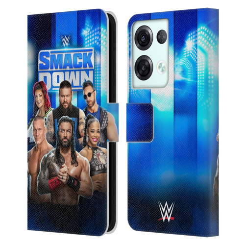 WWE Pay-Per-View Superstars 2024 Smackdown! Leather Book Wallet Case Cover For OPPO Reno8 Pro