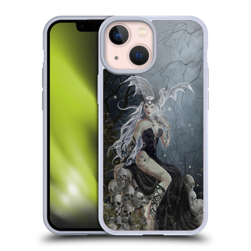 Nene Thomas Gothic Mad Queen Of Skulls Dragon Soft Gel Case for Apple iPhone 13 Mini