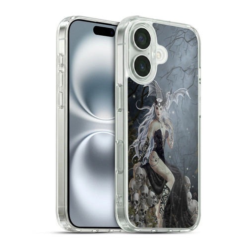 Nene Thomas Gothic Mad Queen Of Skulls Dragon Soft Gel Case for Apple iPhone 16 & MagSafe