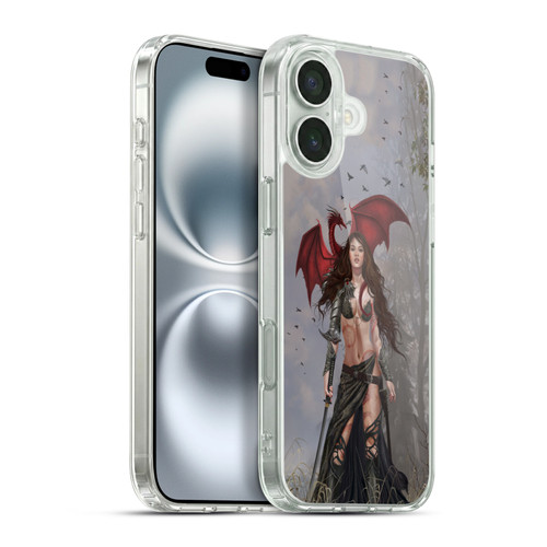 Nene Thomas Gothic Dragon Witch Warrior Sword Soft Gel Case for Apple iPhone 16 Plus & MagSafe