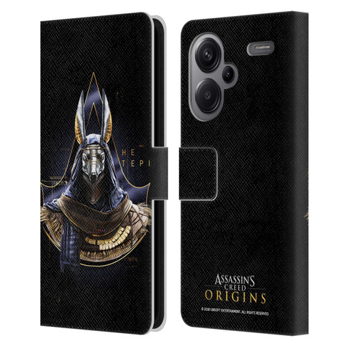 Assassin's Creed Origins Character Art Hetepi Leather Book Wallet Case Cover For Xiaomi Redmi Note 13 Pro Plus 5G