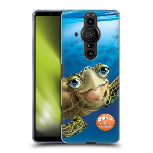 Animal Club International Underwater Sea Turtle Soft Gel Case for Sony Xperia Pro-I