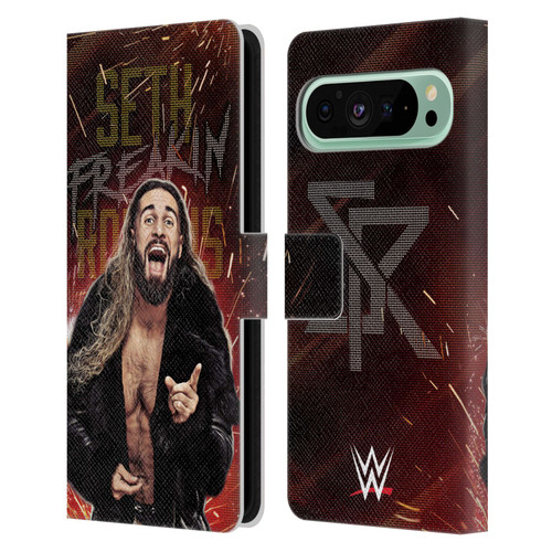 WWE Seth Rollins LED Leather Book Wallet Case Cover For Google Pixel 9 Pro XL