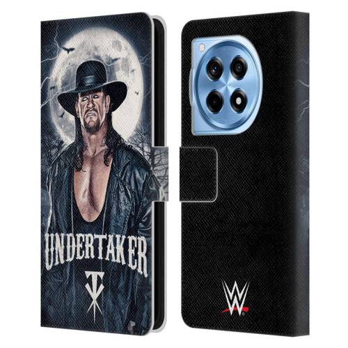 WWE The Undertaker Portrait Leather Book Wallet Case Cover For OnePlus 12R