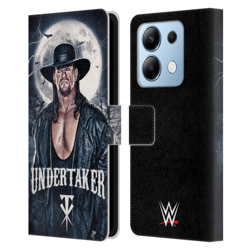 WWE The Undertaker Portrait Leather Book Wallet Case Cover For Xiaomi Redmi Note 13/13 Pro 5G