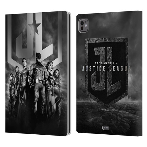 Zack Snyder's Justice League Snyder Cut Character Art Group Logo Leather Book Wallet Case Cover For Apple iPad Pro 11 M4 2024
