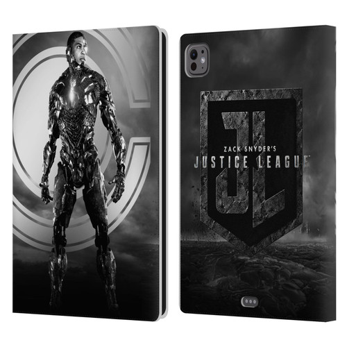 Zack Snyder's Justice League Snyder Cut Character Art Cyborg Leather Book Wallet Case Cover For Apple iPad Pro 11 M4 2024