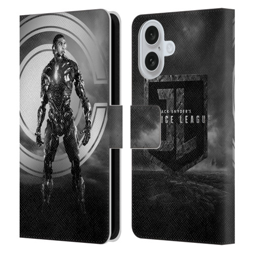 Zack Snyder's Justice League Snyder Cut Character Art Cyborg Leather Book Wallet Case Cover For Apple iPhone 16