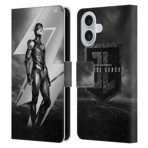 Zack Snyder's Justice League Snyder Cut Character Art Flash Leather Book Wallet Case Cover For Apple iPhone 16