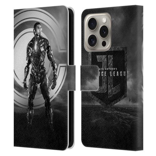 Zack Snyder's Justice League Snyder Cut Character Art Cyborg Leather Book Wallet Case Cover For Apple iPhone 16 Pro