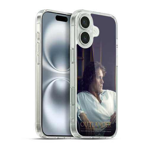 Outlander Characters Jamie White Shirt Soft Gel Case for Apple iPhone 16 Plus & MagSafe