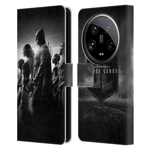Zack Snyder's Justice League Snyder Cut Character Art Group Leather Book Wallet Case Cover For Xiaomi 14 Ultra