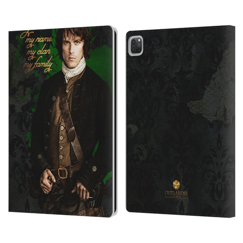 Outlander Portraits Jamie Leather Book Wallet Case Cover For Apple iPad Pro 13 M4 2024