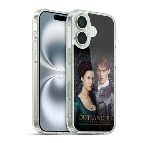 Outlander Portraits Claire & Jamie Soft Gel Case for Apple iPhone 16 & MagSafe