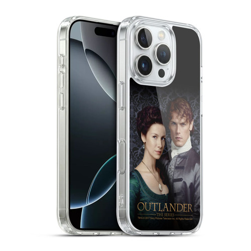 Outlander Portraits Claire & Jamie Soft Gel Case for Apple iPhone 16 Pro & MagSafe