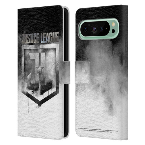 Zack Snyder's Justice League Snyder Cut Graphics Watercolour Logo Leather Book Wallet Case Cover For Google Pixel 9 Pro XL
