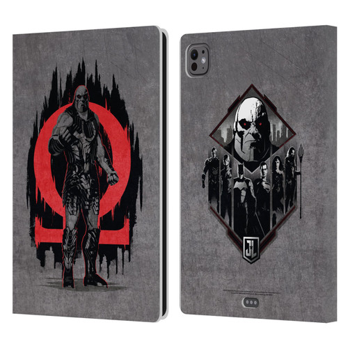 Zack Snyder's Justice League Snyder Cut Graphics Darkseid Leather Book Wallet Case Cover For Apple iPad Pro 11 M4 2024