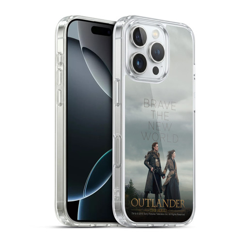 Outlander Season 4 Art Brave The New World Soft Gel Case for Apple iPhone 16 Pro & MagSafe