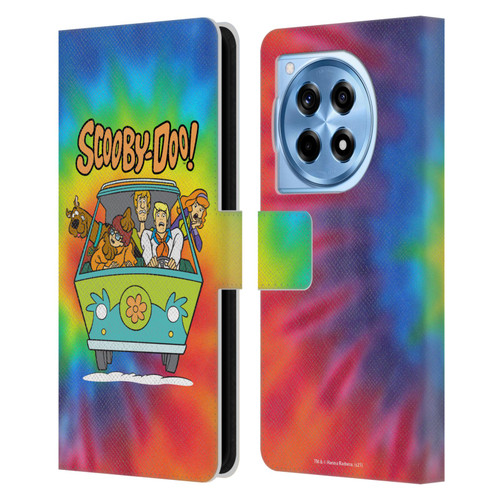 Scooby-Doo Mystery Inc. Tie Dye Leather Book Wallet Case Cover For OnePlus 12R